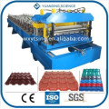 ¡Gran venta! PLC de control y de la estación hidráulica / Full Metal automático rollo de azulejos formando la máquina, Metal Tile Making Machine